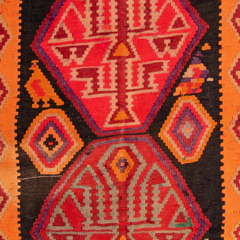 Kelim-tæppe - gammelt firkantet  - 150 x 142 cm - flerfarvet
