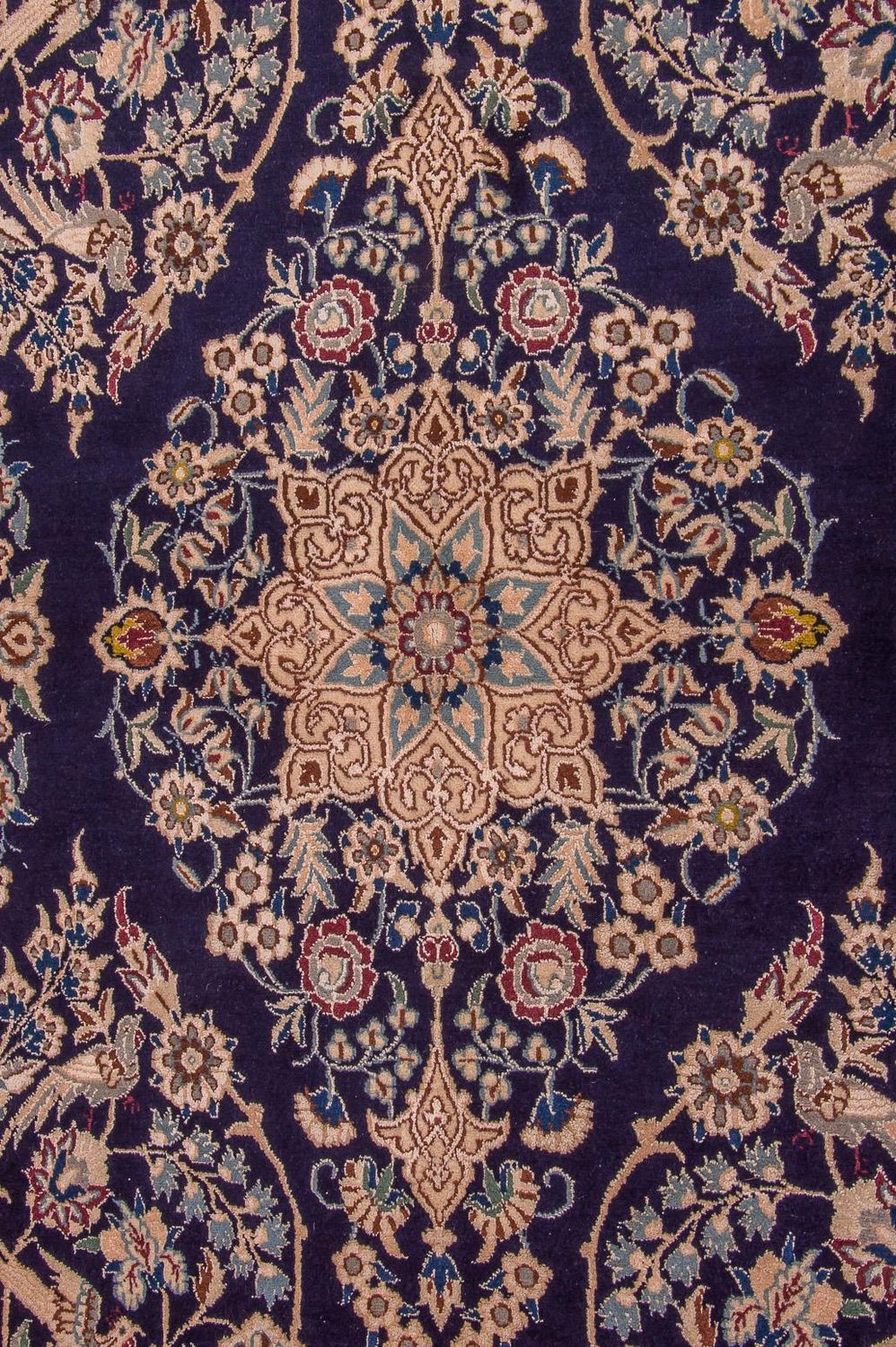 Persisk tæppe - Nain - Royal - 204 x 130 cm - mørkeblå