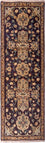 Løber Persisk tæppe - Nain - Royal - 202 x 59 cm - mørkeblå