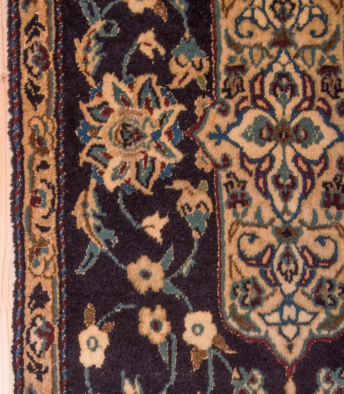 Løber Persisk tæppe - Nain - Royal - 202 x 59 cm - mørkeblå