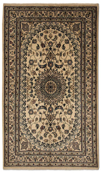Persisk tæppe - Nain - 214 x 118 cm - beige