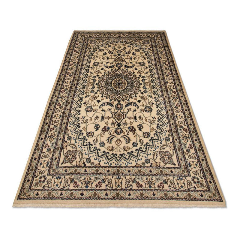 Persisk tæppe - Nain - 214 x 118 cm - beige