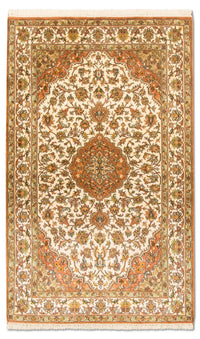 Silketæppe - Kashmir Silk - 157 x 90 cm - beige