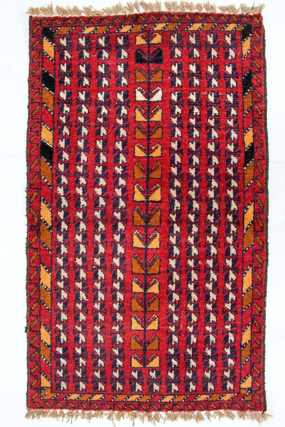Baluch-tæppe - 126 x 73 cm - rød