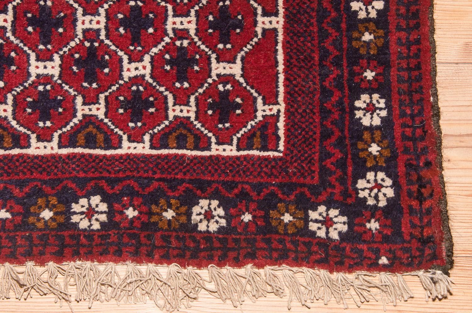 Baluch-tæppe - 131 x 79 cm - flerfarvet