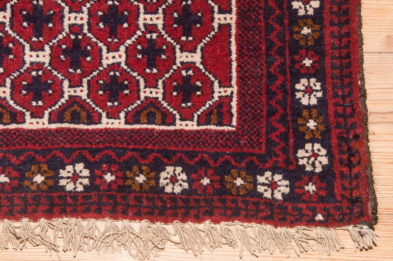 Baluch-tæppe - 131 x 79 cm - flerfarvet