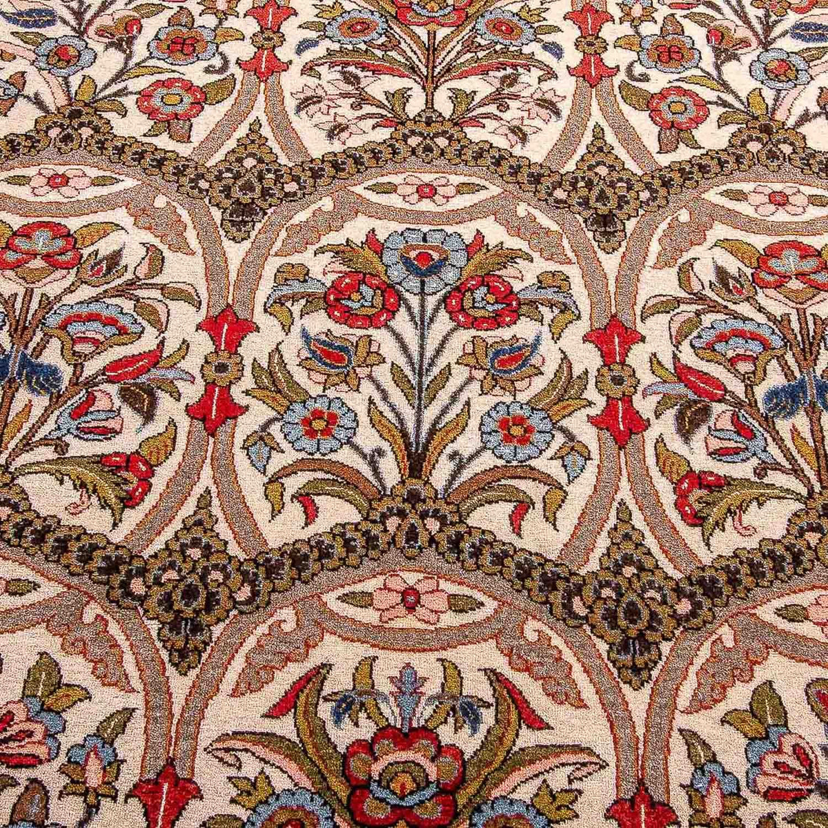 Qom Tæppe 141x215cm - Persisk tæppe