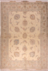 Persisk tæppe - Tabriz - Royal - 204 x 147 cm - beige