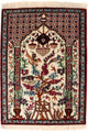Qom silke Tæppe 77x57cm - Persisk tæppe