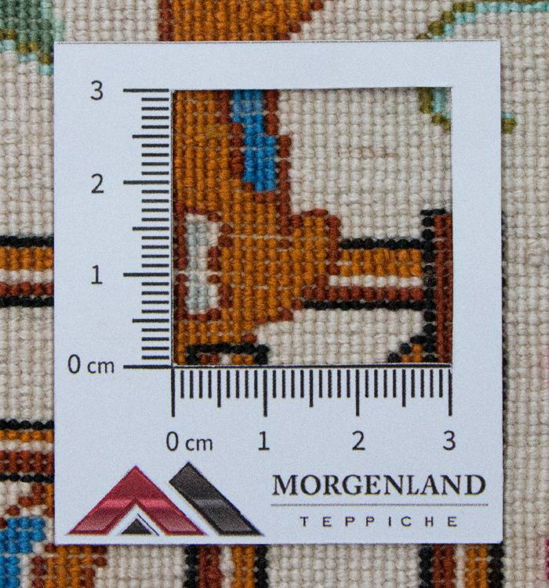 Silketæppe - Ghom Silk - Premium - 77 x 57 cm - beige