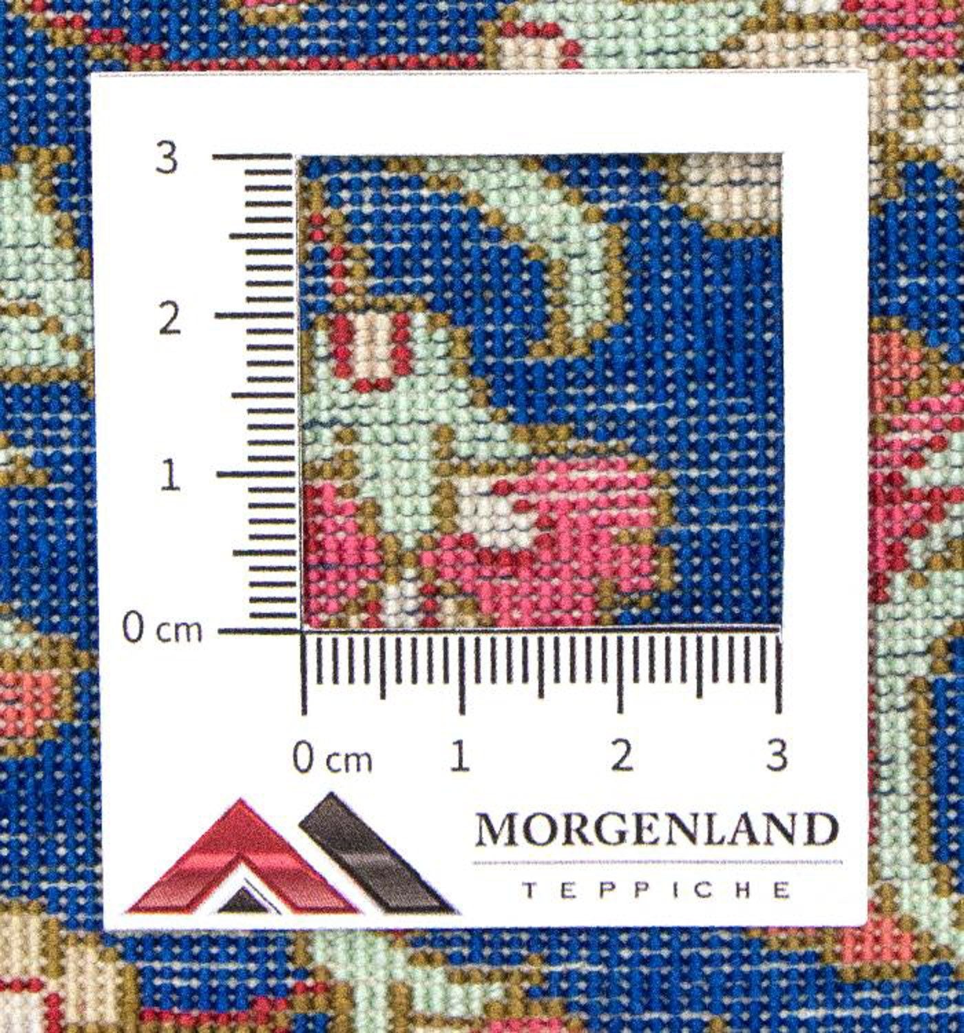 Silketæppe - Ghom Silk - Premium - 75 x 56 cm - blå