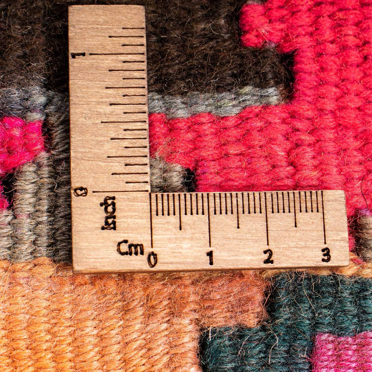 Løber Kelim-tæppe - gammelt - 335 x 150 cm - flerfarvet