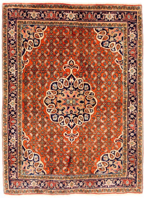 Persisk tæppe - Bijar - 165 x 120 cm - orange