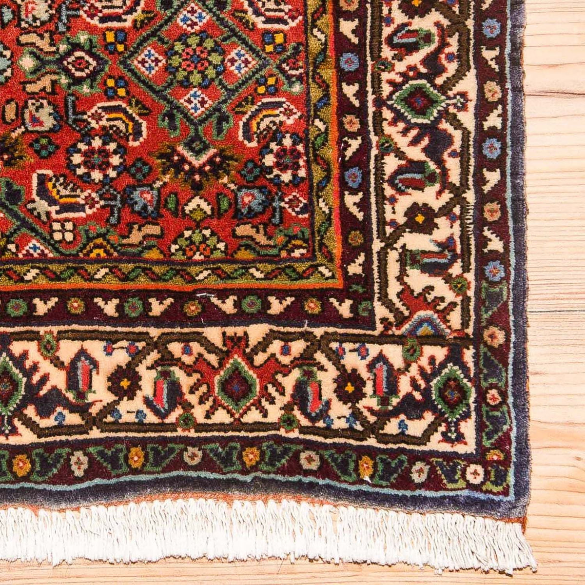 Bidjar Tæppe 77x214cm - Persisk tæppe - brun