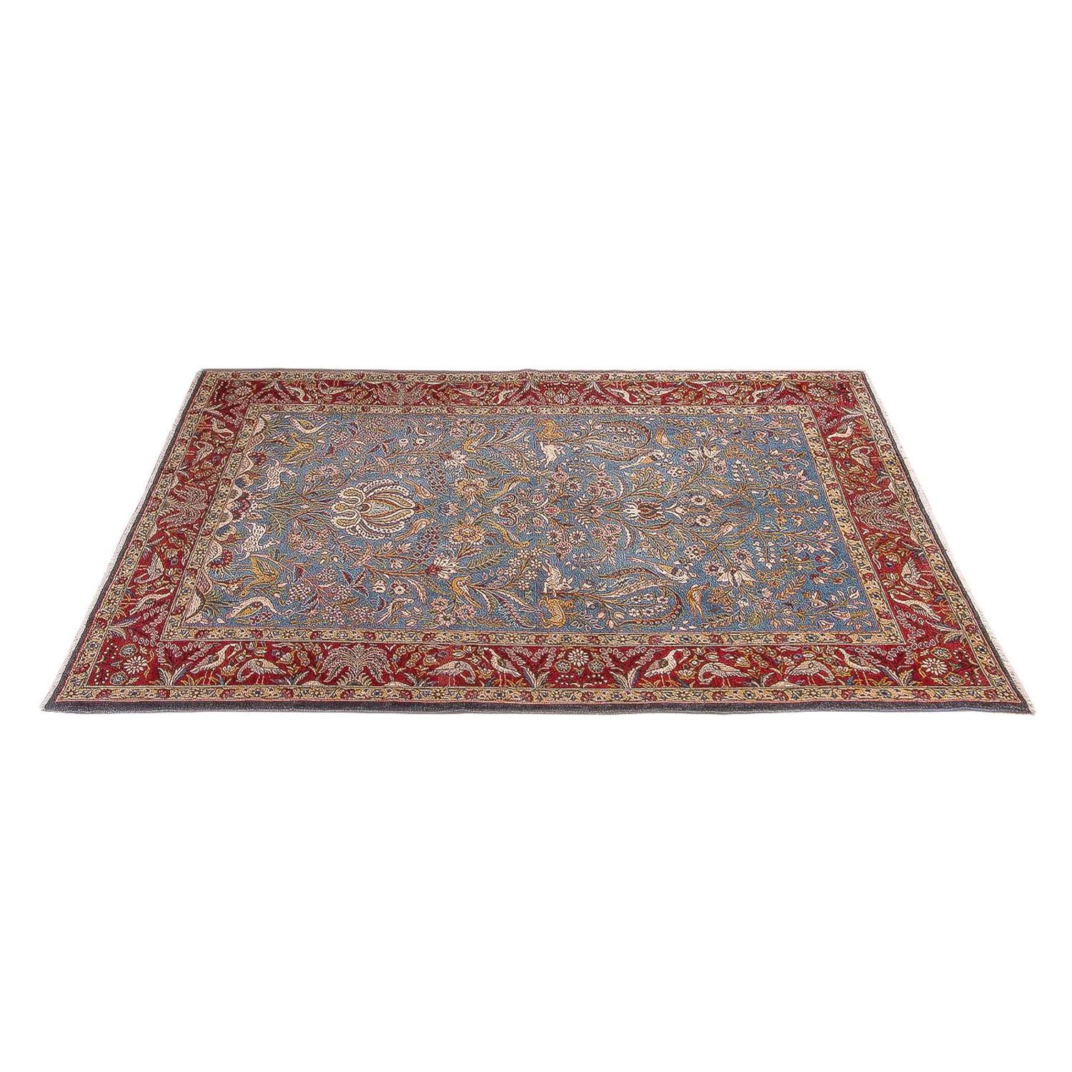 Persisk tæppe - Ghom - 207 x 137 cm - lyseblå