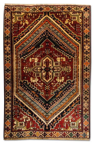 Persisk tæppe - Nomadisk - 212 x 125 cm - blå