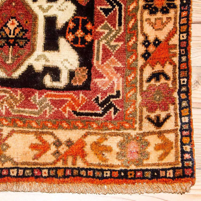Persisk tæppe - Nomadisk - 209 x 128 cm - blå