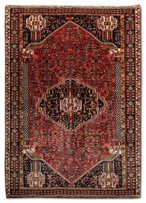 Persisk tæppe - Nomadisk - 245 x 161 cm - rød