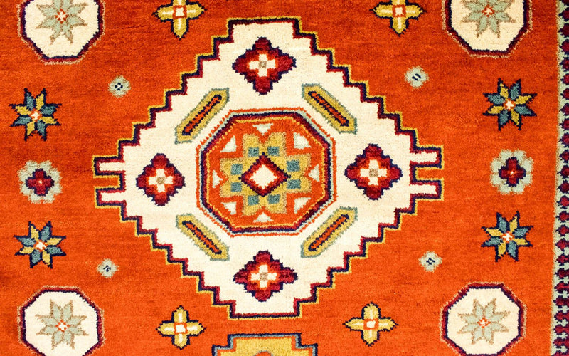 Orientalsk tæppe - 241 x 171 cm - orange