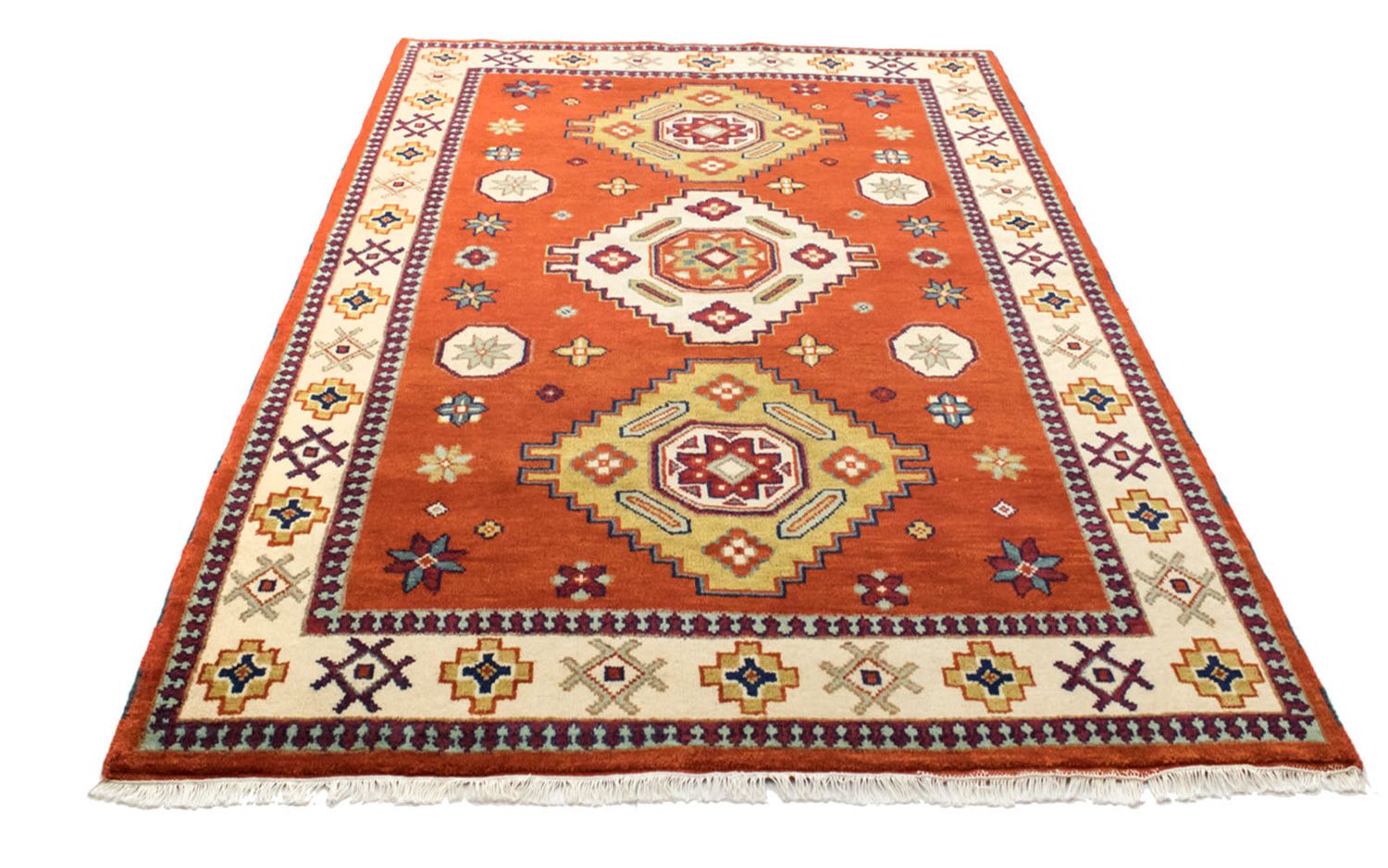Orientalsk tæppe - 241 x 171 cm - orange