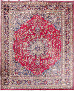 Persisk tæppe - Classic - 396 x 298 cm - rød