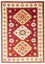 Orientalsk tæppe - 241 x 168 cm - rød