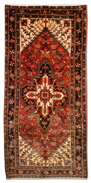 Løber Persisk tæppe - Nomadisk - 267 x 115 cm - rust
