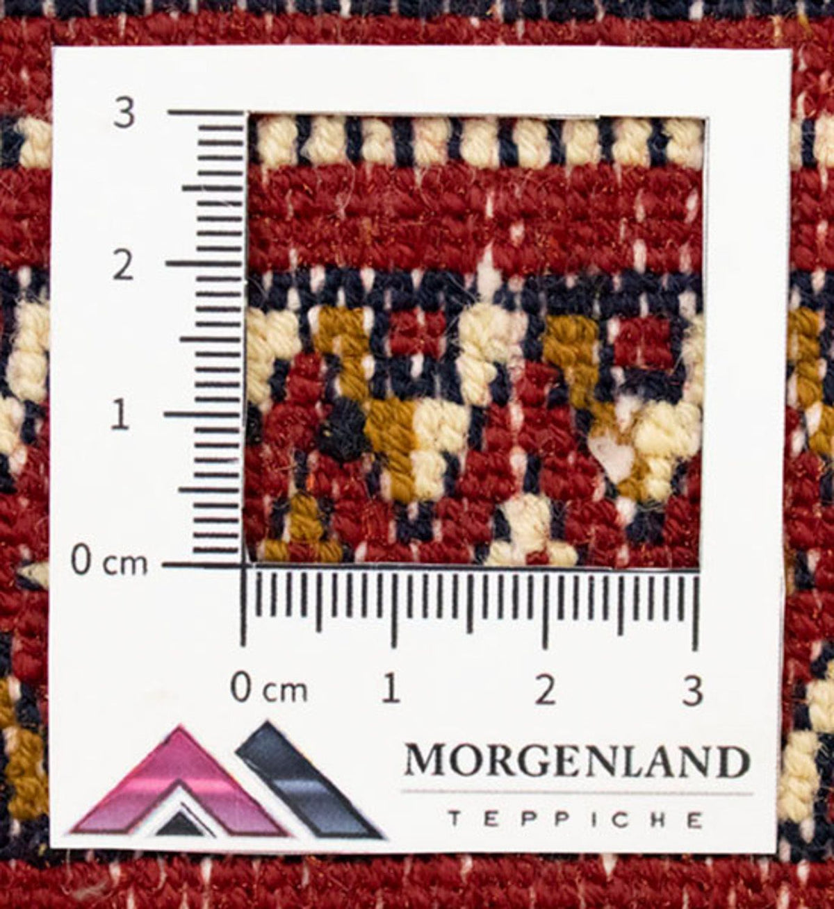 Løber Turkaman-tæppe - 100 x 50 cm - rød