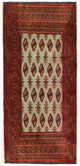 Turkaman-tæppe 100x50cm - Persisk tæppe