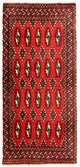 Turkaman-tæppe 100x50cm - Persisk tæppe
