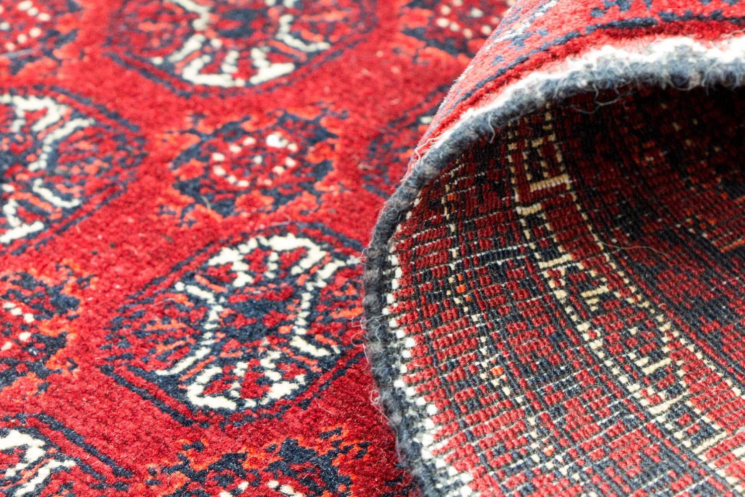 Afghansk tæppe - Bukhara - 300 x 195 cm - rød
