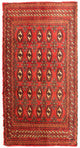 Turkaman-tæppe 100x50cm - Persisk tæppe