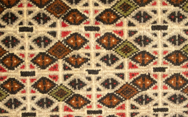 Løber Turkaman-tæppe - 100 x 50 cm - beige