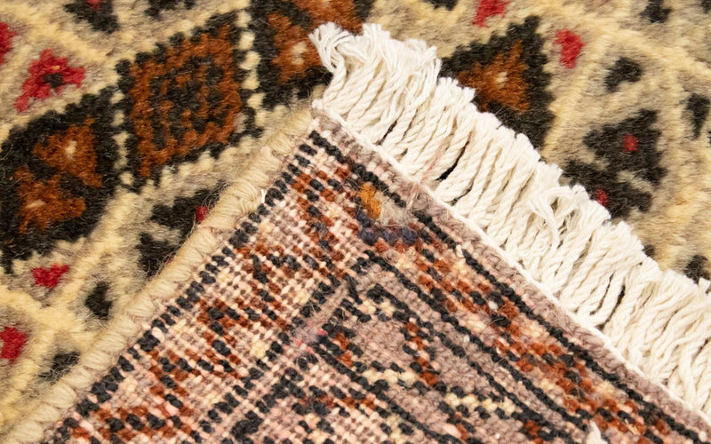 Løber Turkaman-tæppe - 100 x 50 cm - beige