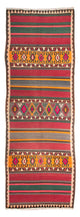 Antikt kilim Tæppe 400x142cm