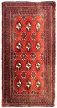Turkaman-tæppe 100x50cm - Persisk tæppe