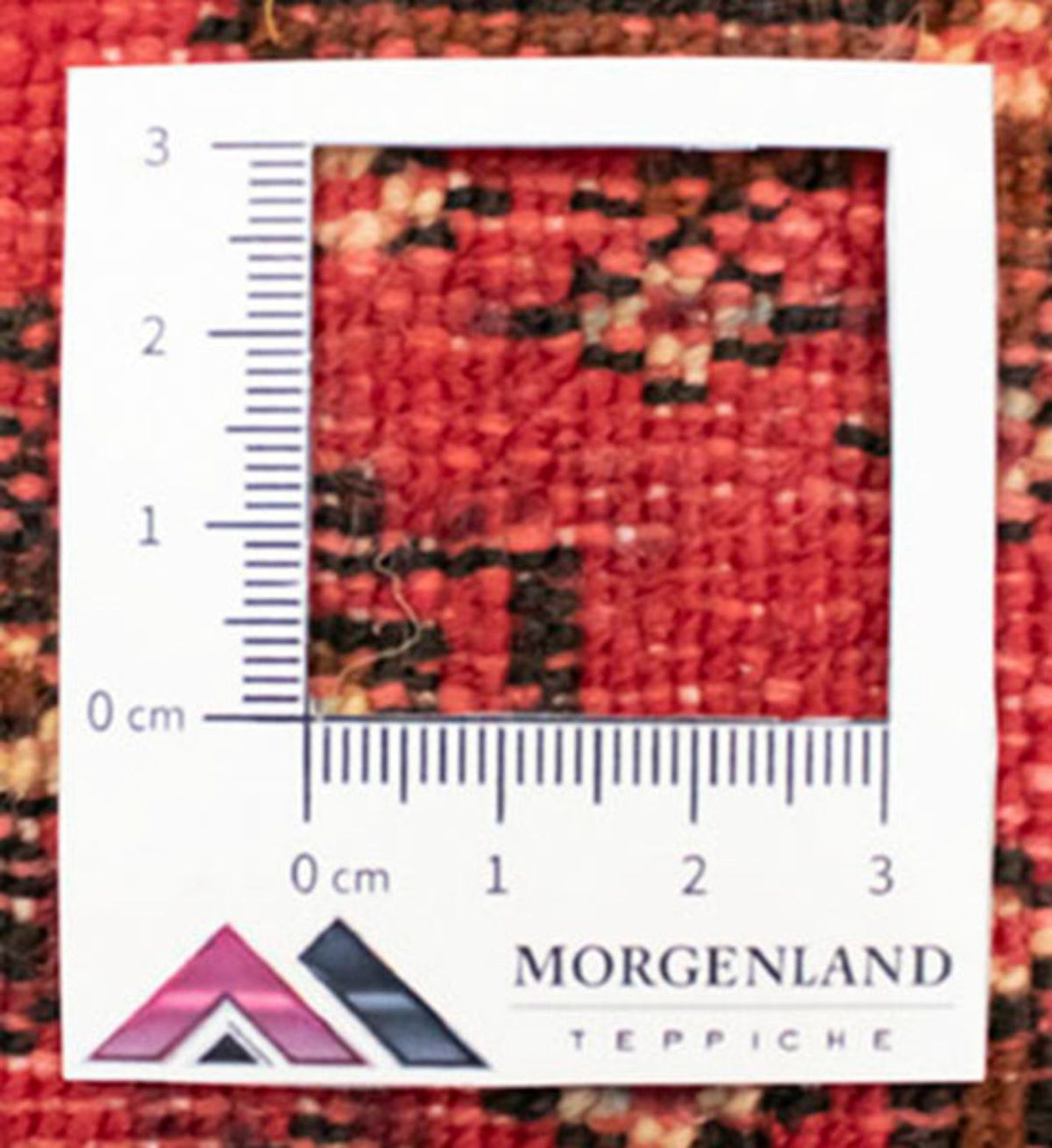 Løber Turkaman-tæppe - 100 x 50 cm - rød