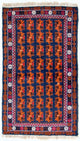 Baluch-tæppe 136x77cm - Orientalsk tæppe