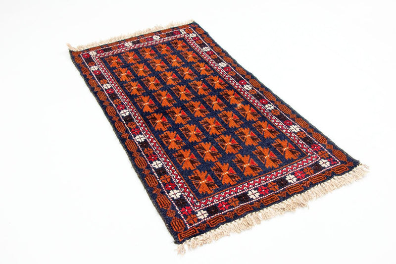 Baluch-tæppe - 136 x 77 cm - blå