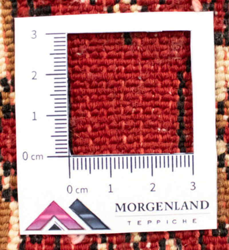 Løber Turkaman-tæppe - 100 x 50 cm - rød