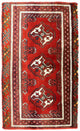 Turkaman-tæppe 100x50cm - Persisk tæppe