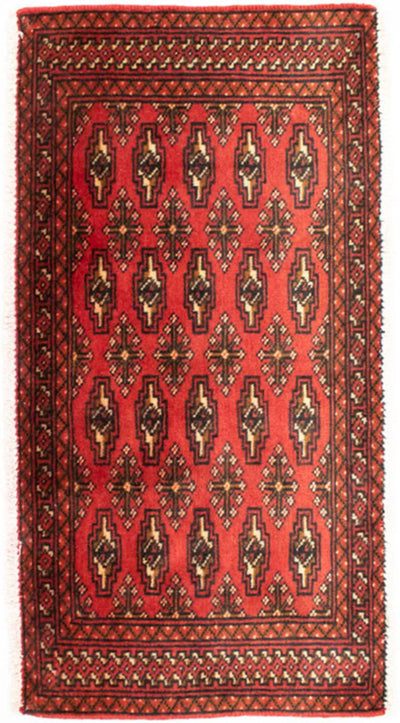 Turkaman-tæppe 50x100cm - Persisk tæppe