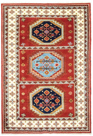 Orientalsk tæppe - 290 x 202 cm - rød