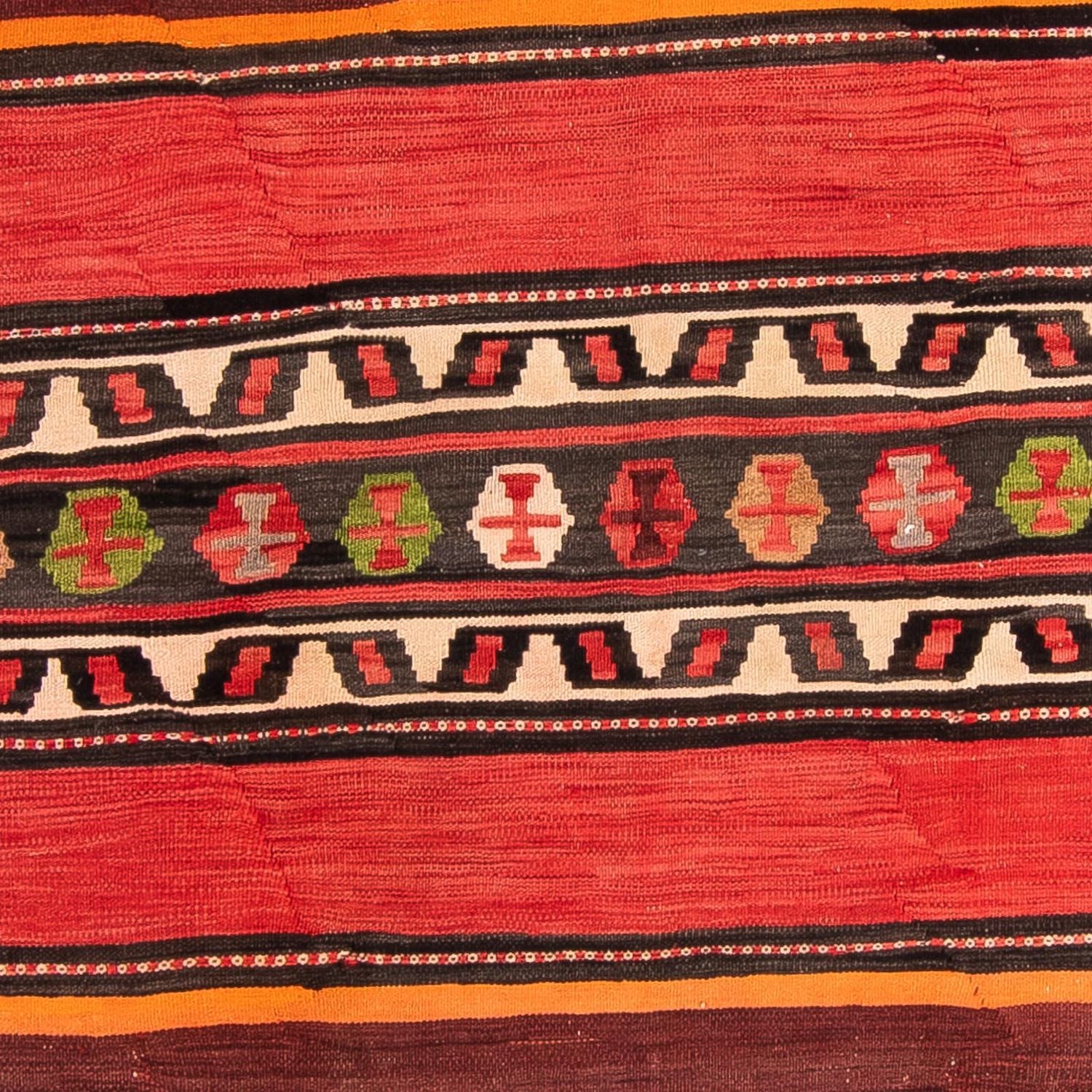 Løber Kelim-tæppe - gammelt - 300 x 145 cm - flerfarvet
