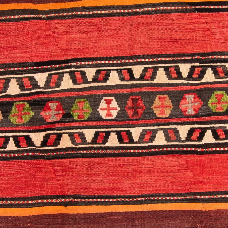 Løber Kelim-tæppe - gammelt - 300 x 145 cm - flerfarvet