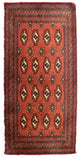 Turkaman-tæppe 100x50cm - Persisk tæppe