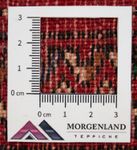 Løber Turkaman-tæppe - 100 x 50 cm - rød