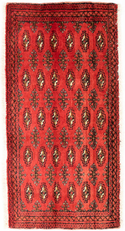 Turkaman-tæppe 50x100cm - Persisk tæppe