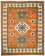 Orientalsk tæppe - 304 x 249 cm - orange
