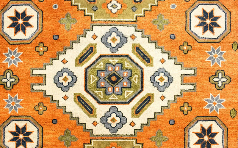 Orientalsk tæppe - 304 x 249 cm - orange